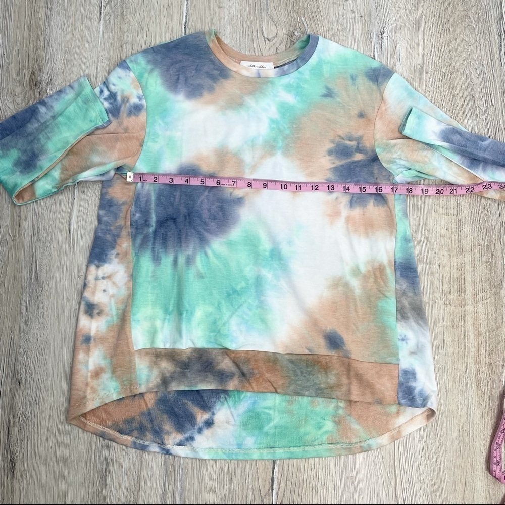White Willow Tie-Dye Sweater Sz Small - Picture 9 of 13